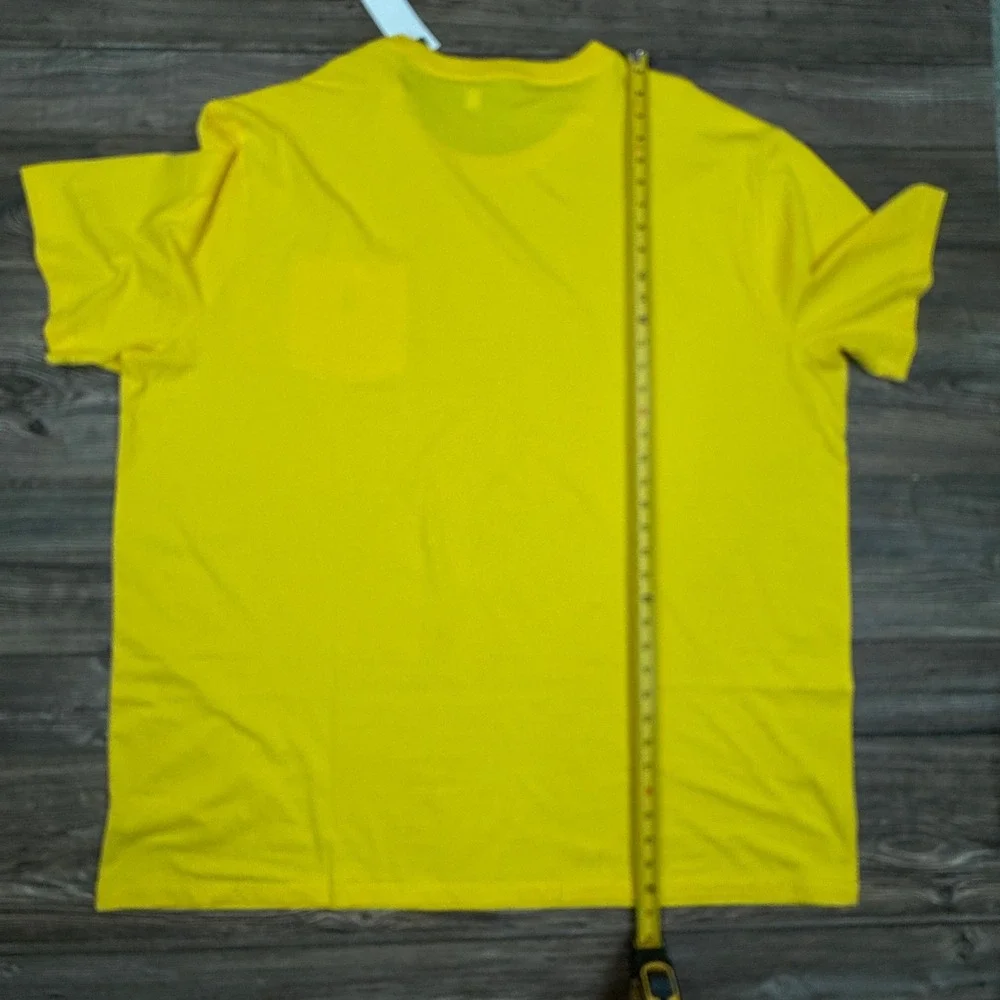 Polo Ralph Lauren Mens Size 4XLT T-Shirt Yellow Pocket Short Sleeve NWT
